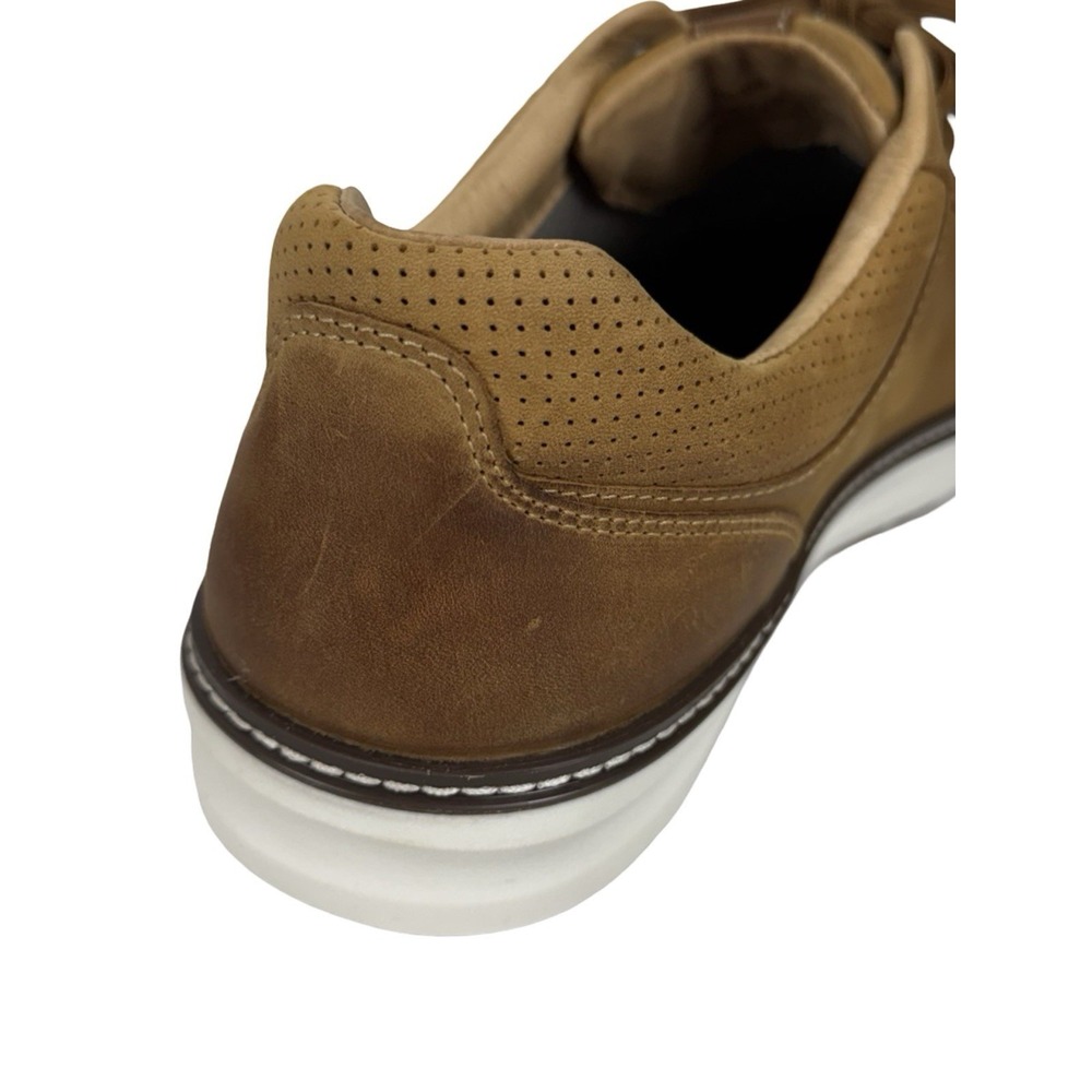 Johnston & Murphy Mens US 12 Shoes McGuffey Lug Lace To Toe Sneakers Distressed - Picture 13 of 16